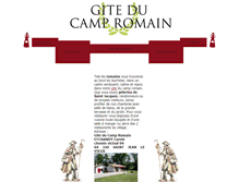 Tablet Screenshot of gite-camp-romain.com